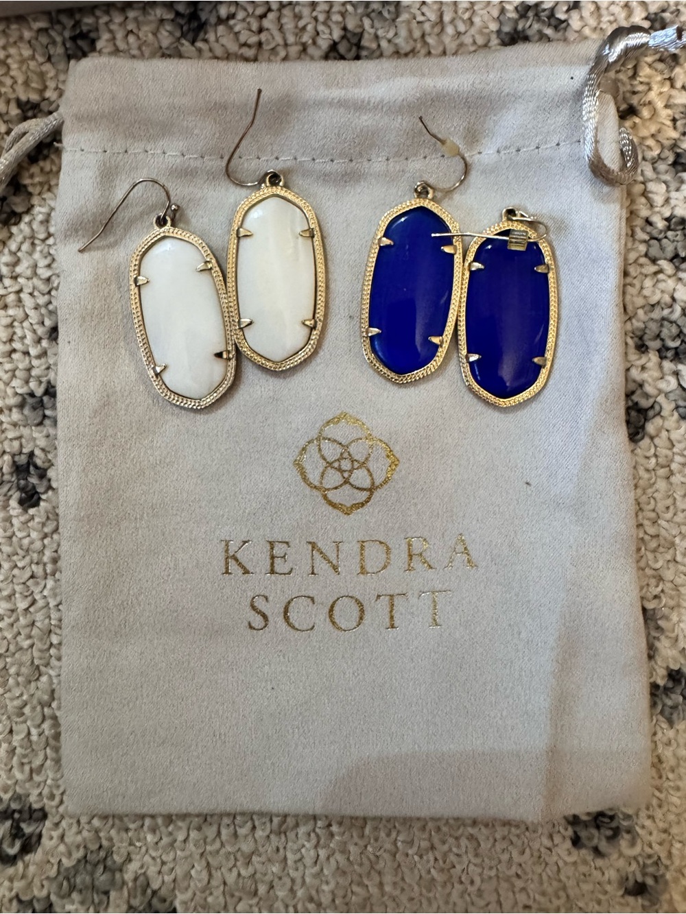 Kendra Scott earrings, 2 pairs
